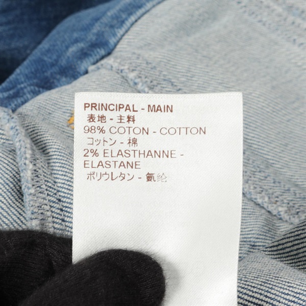 LOUIS VUITTON デニム 切り替え ドッキングワンピース M