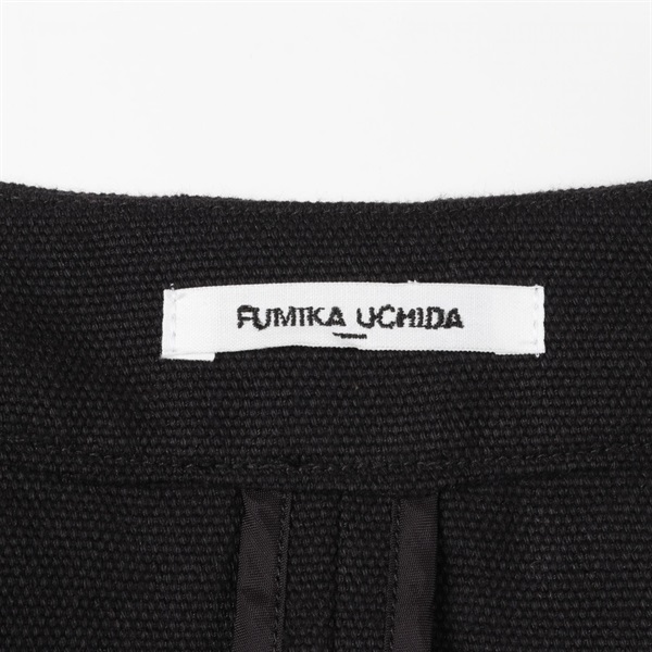 最終値下げfumika uchida ノーカラージャケット フミカウチダ ブランドオフ FUMIKA UCHIDA ファブリック ノーカラー