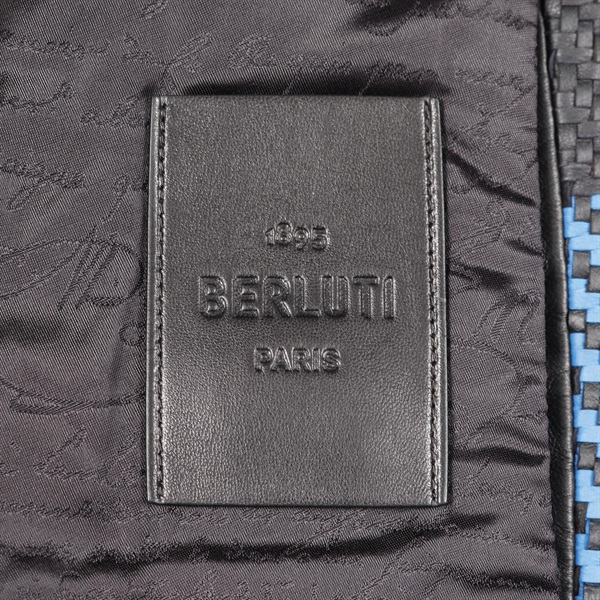 ベルルッティ(Berluti)ベルルッティ クリスヴァンアッシュ 編み込み 革  