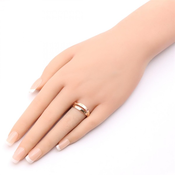 カルティエ(CARTIER)カルティエ ビーラブ リング ピンクサファイア4P