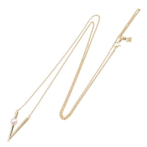 ミキモト(MIKIMOTO)ミキモト Vコード パール ネックレス ネックレス 