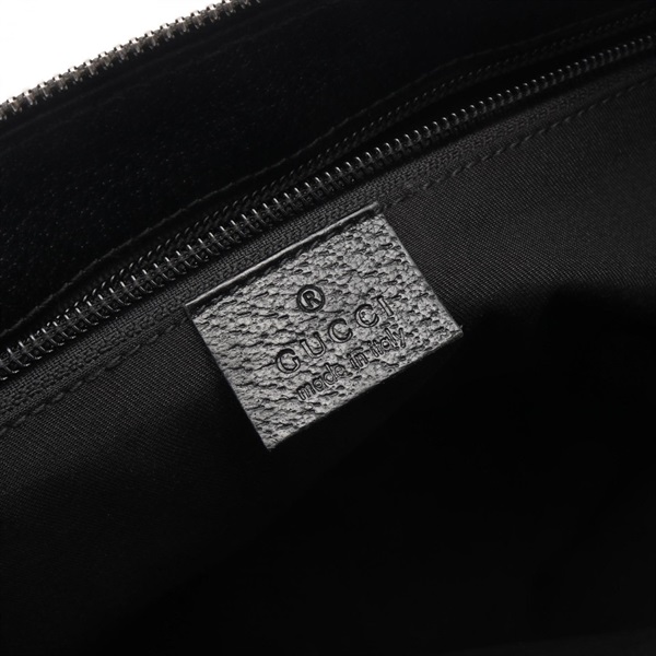 【美品】オールドグッチ　ガーメントバッグ　ネームタグ　GGキャンバス　ブラック グッチGUCCI 002・1099 001998 GGキャンバスミニトートバッグ 黒 (K