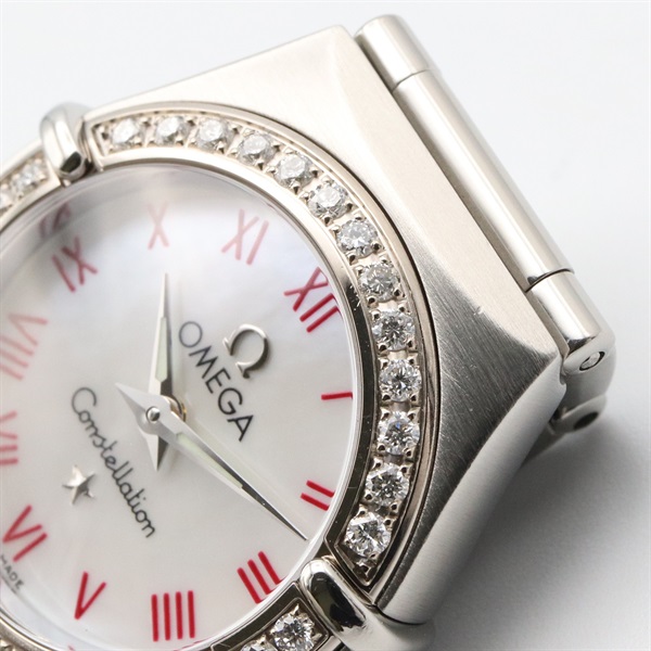 オメガ(OMEGA)オメガ コンステレーション ミニ ベゼルダイヤ