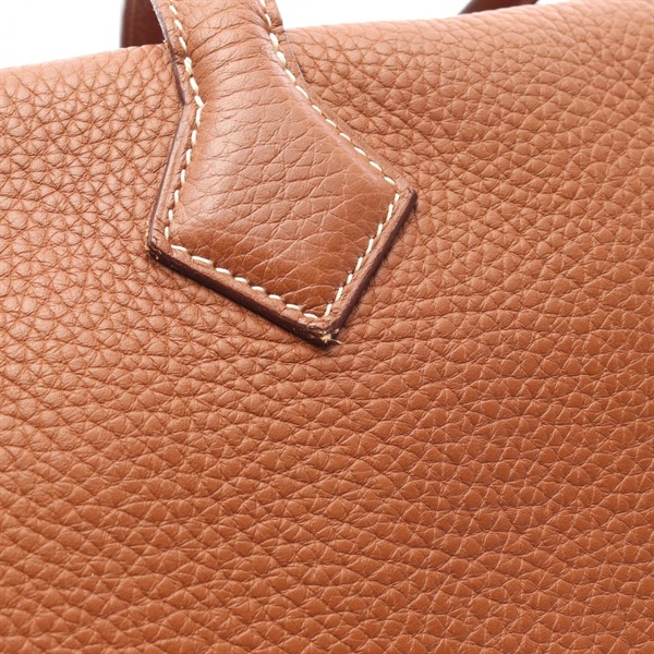 エルメス(HERMES)エルメス ヴィクトリア2 35 ゴールド ハンドバッグ