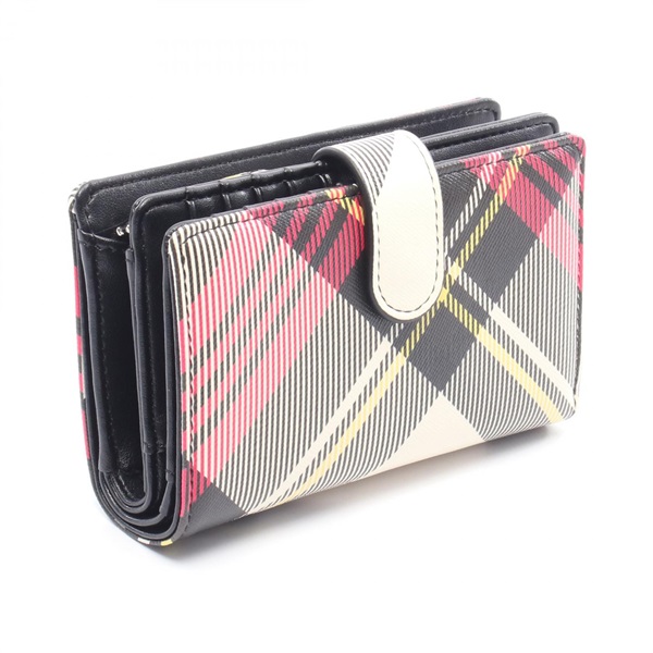 ヴィヴィアンウエストウッド Vivienne Westwood ZIP CARD WALLET オーブ 二つ折り財布 財布 PVCコーティングキャンバス レディース ピンク系 / ブラック系 / マルチカラー 51080028S0012O101 【新品】 ヴィヴィアンウエストウッド(Vivienne Westwood)ヴィヴィアンウエスト