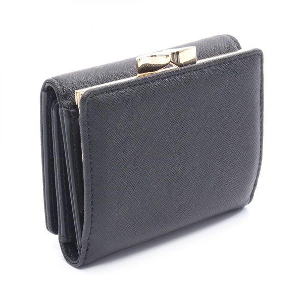 ヴィヴィアンウエストウッド Vivienne Westwood SMALL FRAME WALLET オーブ 三つ折り財布 財布 サフィアーノレザー レディース ブラック系 51010018L0040N401 【新品】 ヴィヴィアンウエストウッド(Vivienne Westwood)ヴィヴィアンウエスト