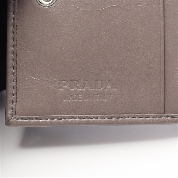 プラダ(PRADA)プラダ SOFT LUX 二つ折り財布 財布 メンズ レディース