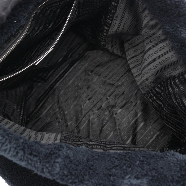 プラダ(PRADA)プラダ SPUGNA テリー レタリングロゴ トートバッグ