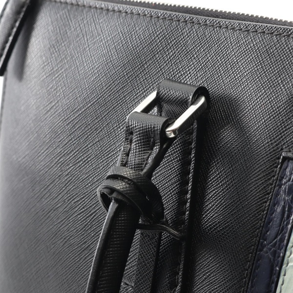 PRADA(プラダ) ビジネスバッグ - 2VG039 黒 美品 PRADA プラダ