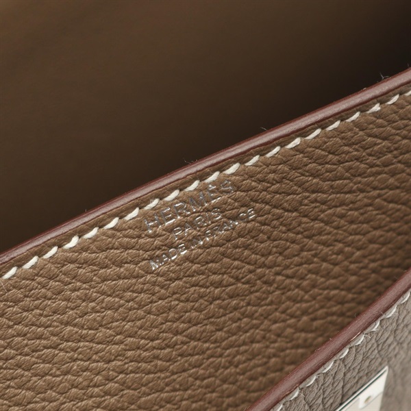 エルメス(HERMES)エルメス ケリーデペッシュ36 エトゥープ ブリーフ