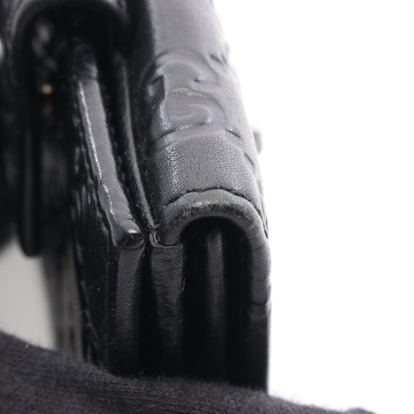 【激レア 美品】グッチ　折財布　ハート　Wホック　マイクロシマレザー　グレー系 branddepot-tokyo_c1910