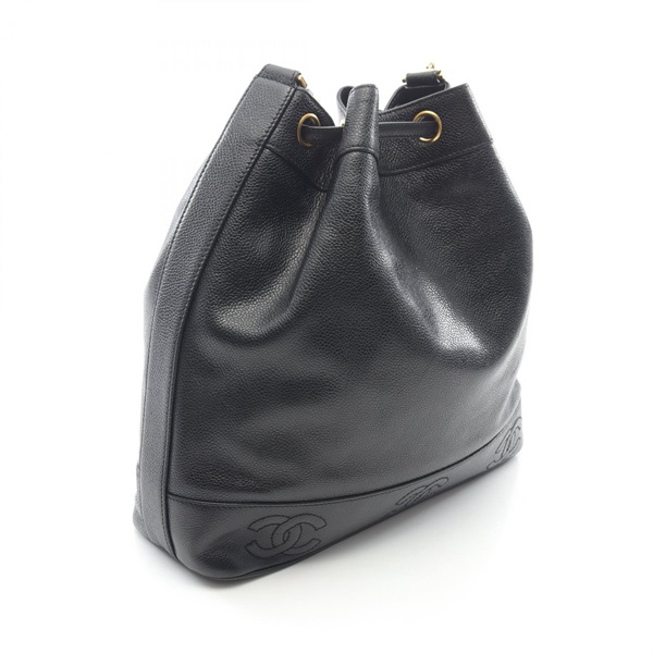 シャネル(CHANEL)シャネル トリプルココマーク 巾着 ショルダーバッグ