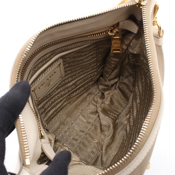 プラダ(PRADA)プラダ LOGO JACQUARD ロゴ ジャガード ショルダーバッグ