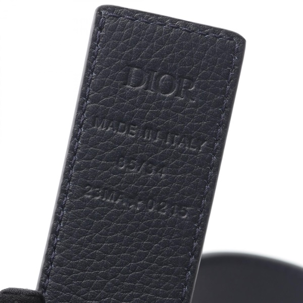 ディオール Dior CDロゴ ベルト 衣料品 レザー メンズ ブラック系 / ネイビー系 4353ORTAMH16Q85 【新品】 ディオール(Dior)ディオール CDロゴ ベルト 衣料品 メンズ