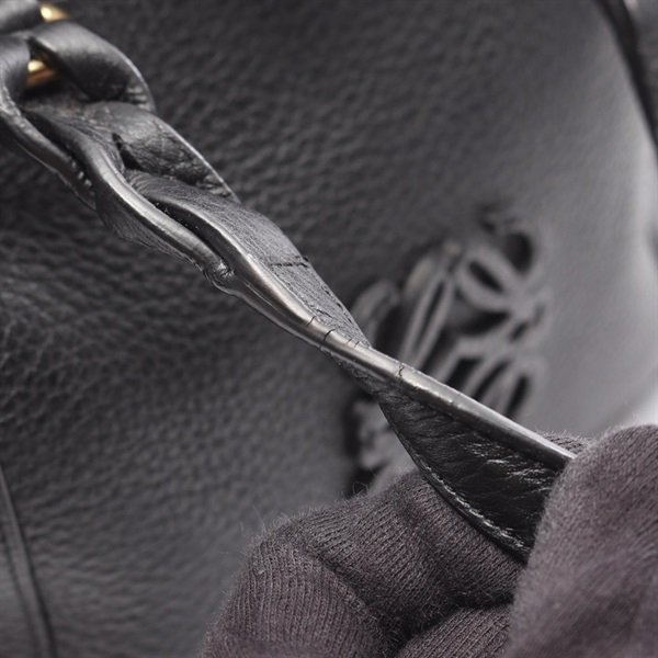 LOEWE(ロエベ) ショルダーバッグ フスタ LOEWE ロエベ フスタ アナグラム ショルダーバッグ レザー ブラウン