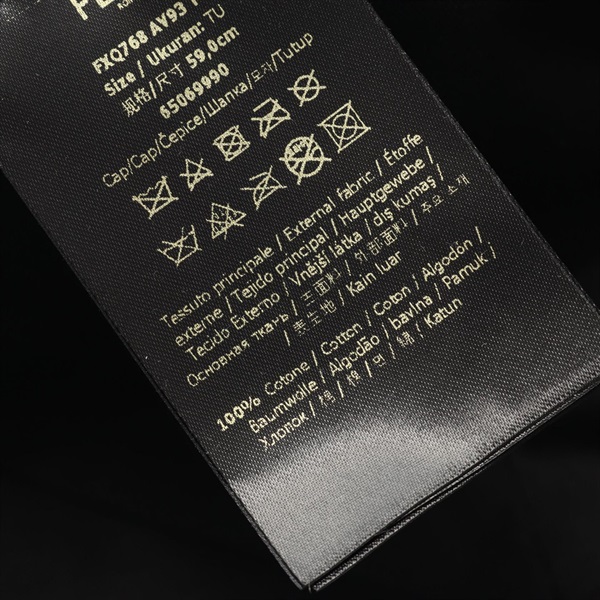フェンディ(FENDI)フェンディ FFロゴ キャップ 帽子 メンズ