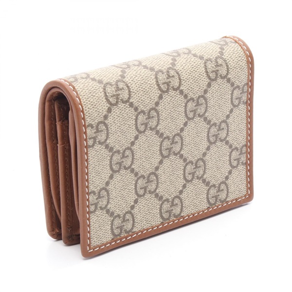 グッチ(GUCCI)グッチ GGエンブレム スモールウォレット 二つ折り財布  