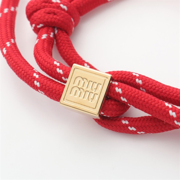 ミュウ ミュウ(Miu Miu)ミュウ ミュウ コード ブレスレット