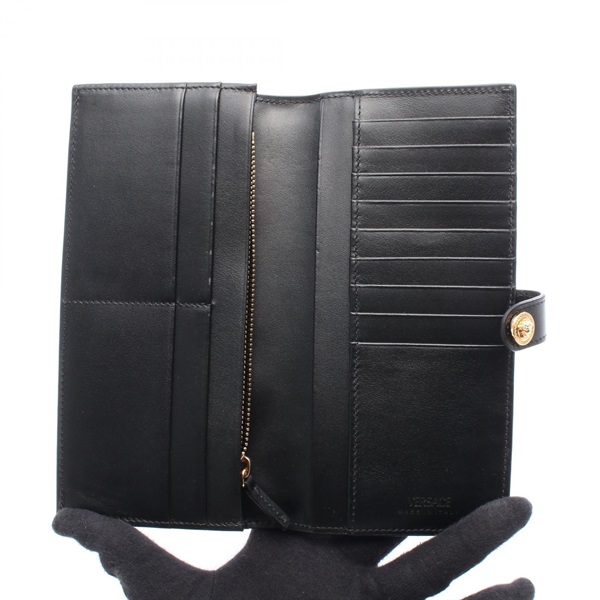 ヴェルサーチ(VERSACE)ヴェルサーチ メデューサ 二つ折り長財布 財布