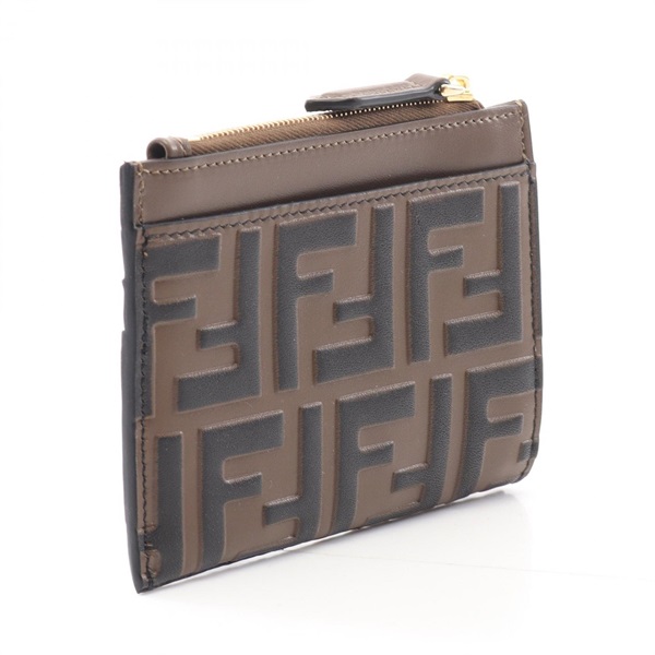 フェンディ(FENDI)フェンディ FFダイヤモンド ジップカードケース  