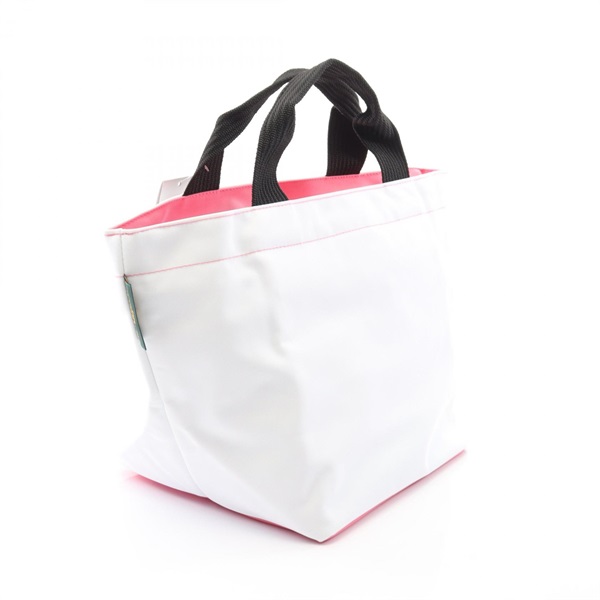 エルベ・シャプリエ Herve Chapelier ナイロン舟型トートM トートバッグ バッグ ナイロン レディース ホワイト系 / ピンク系 1027N 01 56 【新品】 エルベ・シャプリエ(Herve Chapelier)エルベ・シャプリエ ナイロン舟型