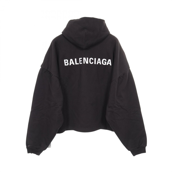 【人気デザイン】バレンシアガ☆バックロゴ パーカー 入手困難 即完売品モデル BALENCIAGA】バレンシアガ『バックロゴ スウェットプルオーバー