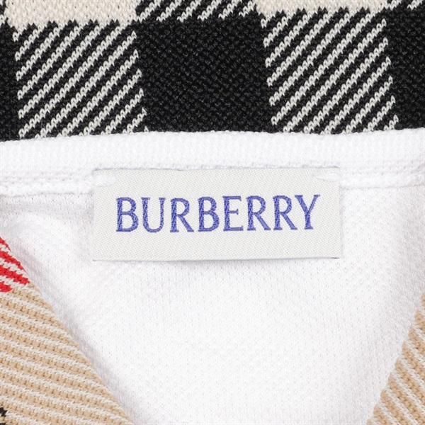 バーバリー(BURBERRY)バーバリー 襟チェック ポロシャツ 衣料品