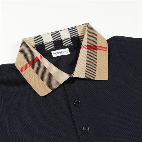 ✨️美品✨️ BURBERRY ノバチェック 薄手 ロゴ Mサイズ 長袖 ポロシャツ ✨️美品✨️ BURBERRY ノバチェック 薄手 ロゴ Mサイズ 長袖