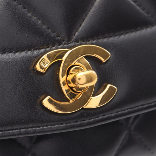 美品 シャネル マトラッセ ダイアナ フラップ ショルダー バッグ ゴールド シャネル / CHANEL マトラッセ ダイアナフラップ チェーン