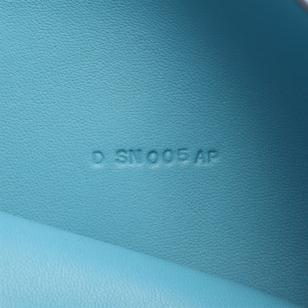 マ*ー様 エルメス ドゴンロング バイカラー □R刻印 ブルーサフィールXカプシ HERMES エルメス ドゴンロング 長財布（小銭入れなし） カーフ