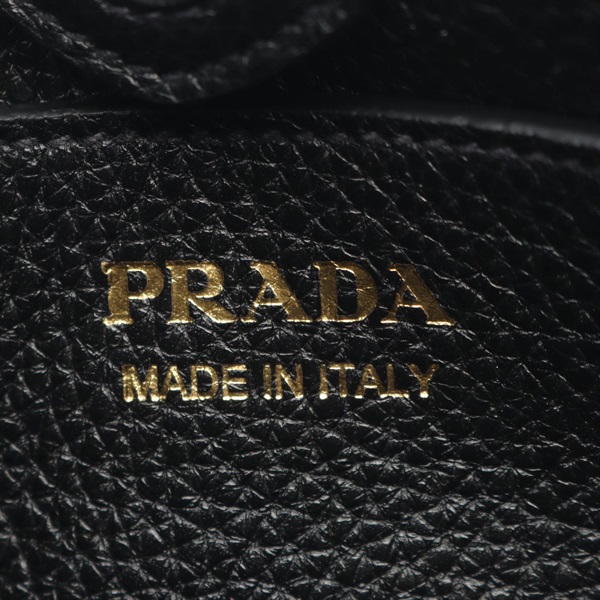 プラダ PRADA VIT.DAINO SOFT ショルダーバッグ バッグ レザー キャンバス レディース ブラック系 1BH1912DKVF06327NO 【新品】 プラダ(PRADA)プラダ VIT.DAINO SOFT ショルダーバッグ バッグ