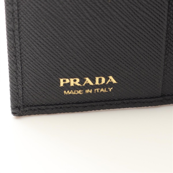 プラダ(PRADA)プラダ SAFFIANO TRIANG 二つ折り財布 財布 レディース  