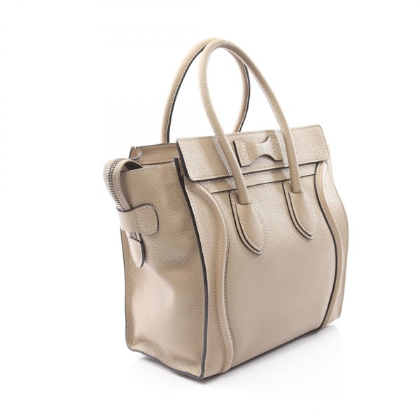 CÉLINE ラゲージマイクロショッパー　ベージュ系　【お値下げしました】 セリーヌ(CELINE)セリーヌ ラゲージ マイクロショッパー トートバッグ