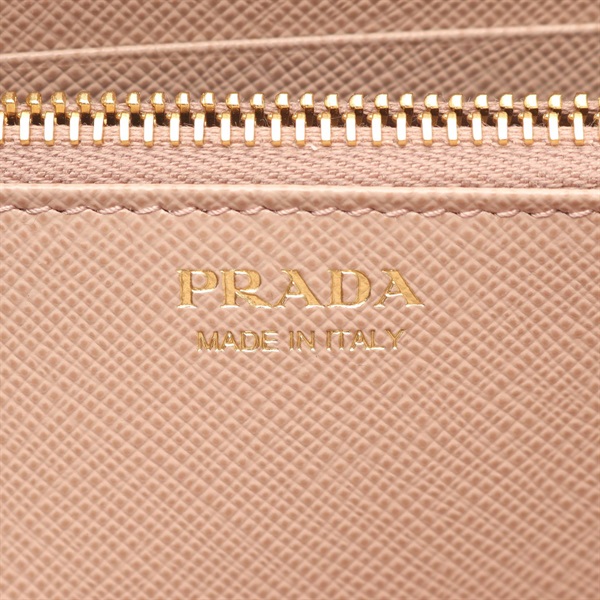 プラダ(PRADA)プラダ SAFFIANO TRIANG ラウンド長財布 財布 レディース  