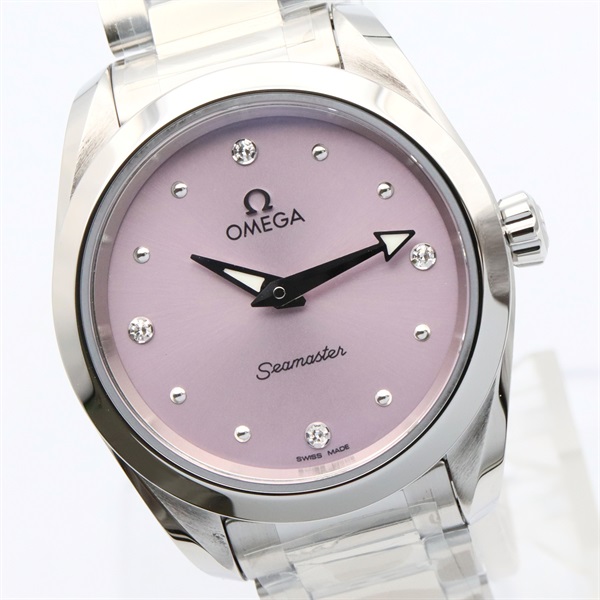 オメガ(OMEGA)オメガ シーマスター アクアテラ 4Pダイヤ 腕時計 時計