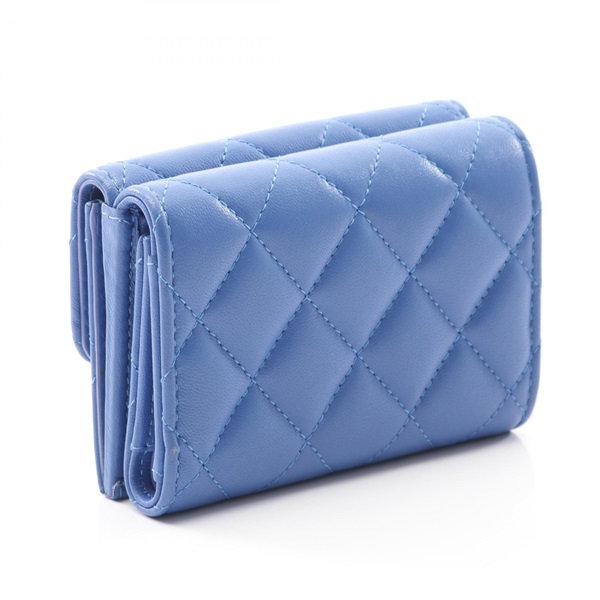 シャネル(CHANEL)シャネル マトラッセ 三つ折り財布 財布 レディース