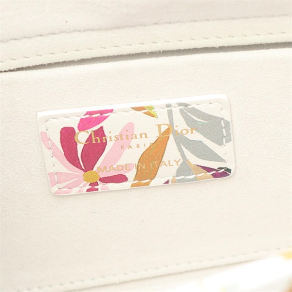 ディオール Dior Lady D-Joy ミディアム トワル ドゥ ジュイ ファンタスティカ ハンドバッグ バッグ レザー レディース ホワイト系 / マルチカラー M0540OFZG 【新品】 ディオール(Dior)ディオール Lady D-Joy ミディアム トワル ドゥ