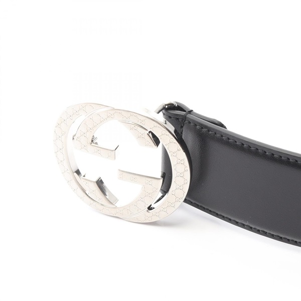 グッチ(GUCCI)グッチ インターロッキングG エングレービング ベルト  