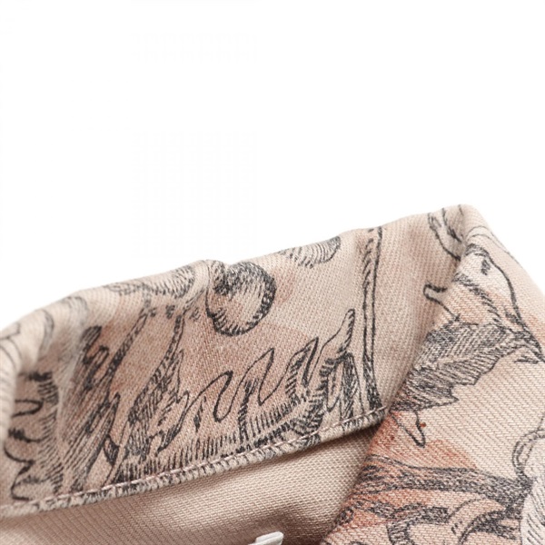 ディオール Dior デニムジャケット 衣料品 アウター コットン レディース ピンク系 312V11A3569 【中古】 ディオール(Dior)ディオール デニムジャケット 衣料品 アウター