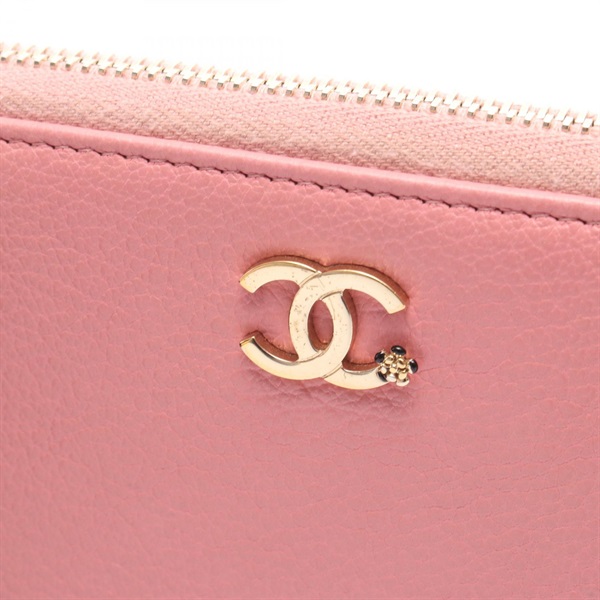 シャネル(CHANEL)シャネル ラッキーフラワー ラウンド長財布 財布