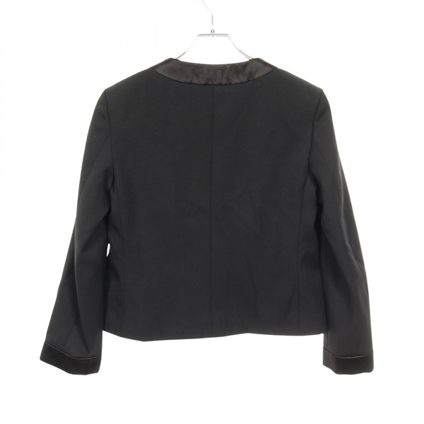 シャネル(CHANEL)シャネル ココマークボタン ノーカラージャケット