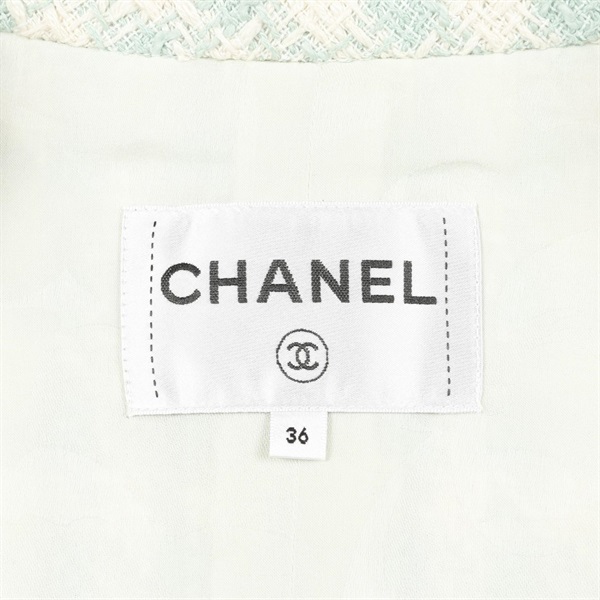 シャネル(CHANEL)シャネル ココマークビジューボタン ツイード その他