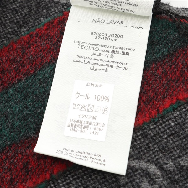 グッチ(GUCCI)グッチ GG柄 マフラー 衣料品 メンズ レディース