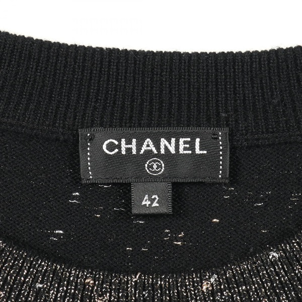 シャネル(CHANEL)シャネル ロゴ ニット 衣料品 トップス レディース