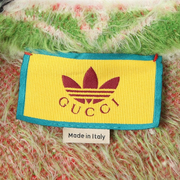 グッチ(GUCCI)グッチ GUCCI × adidas トレフォイル ニットジャケット