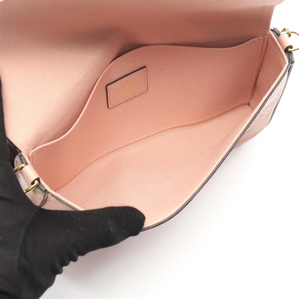 LOUIS VUITTON ルイ ヴィトン  ポシェット フェリシー ショルダーバッグ M82608 モノグラムアンプラント   ローズプードル ゴールド金具  2WAY クラッチバッグ 【本物保証】 LOUIS VUITTON - LOUIS VUITTON ルイ ヴィトン ポシェット フェリシー