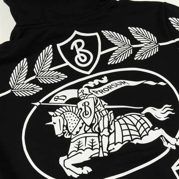 バーバリー(BURBERRY)バーバリー EKD PRINT COTTON BLEND HOODIE
