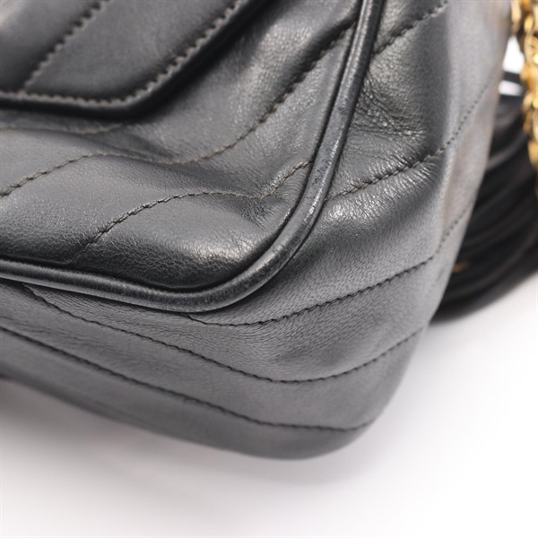 シャネル(CHANEL)シャネル ココマーク バイアスステッチ ショルダー