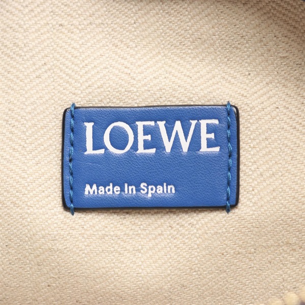 ロエベ(LOEWE)ロエベ Tポーチ リネン アナグラム セカンドバッグ