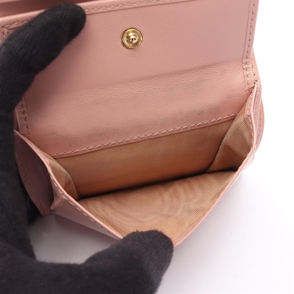 ミュウ ミュウ(Miu Miu)ミュウ ミュウ ドットスタッズ 二つ折り財布